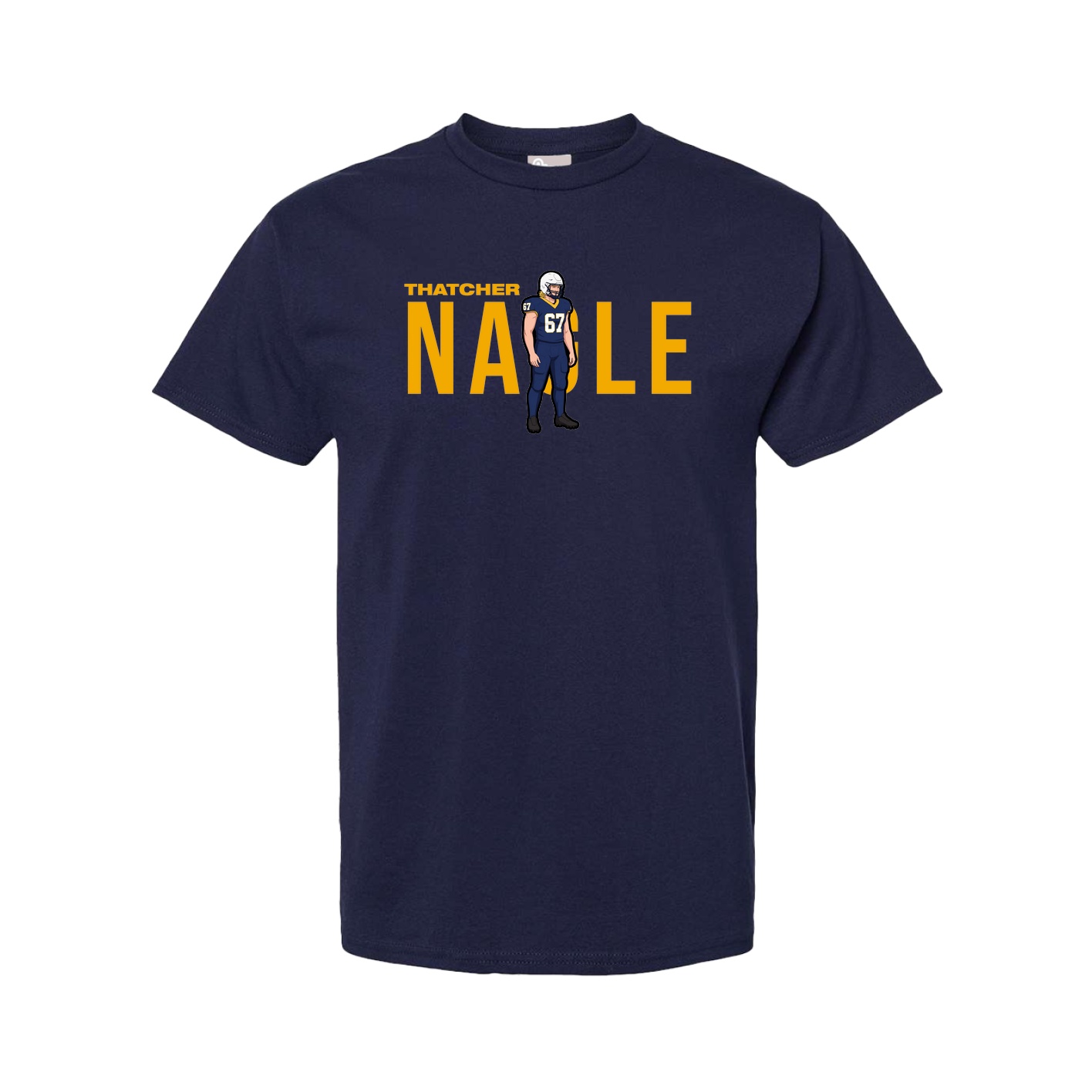 Youth Tee — Player Name in Navy
