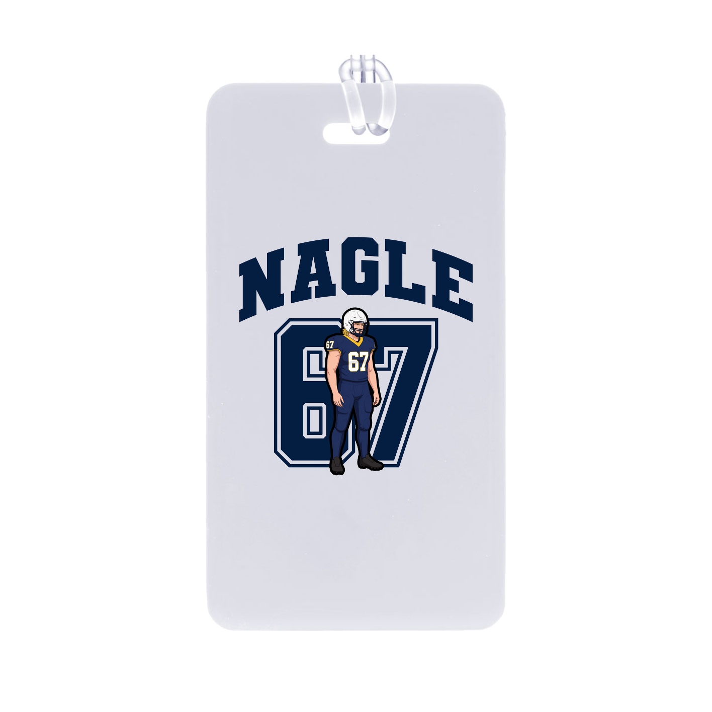 Bag Tag — Number in Classic