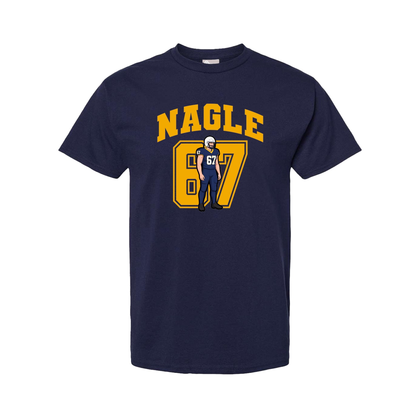 Tee — Number in Navy