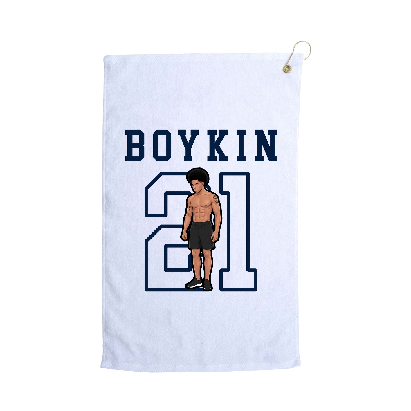 Golf Towel — Shirsey in White