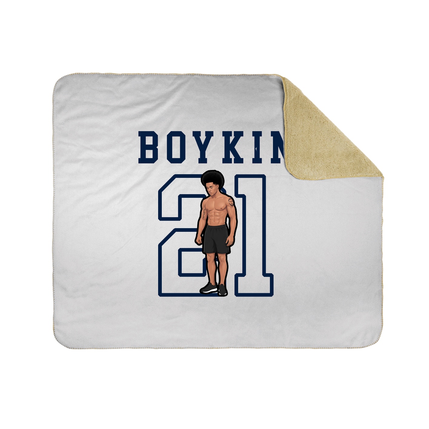 Throw Blanket — Shirsey in White
