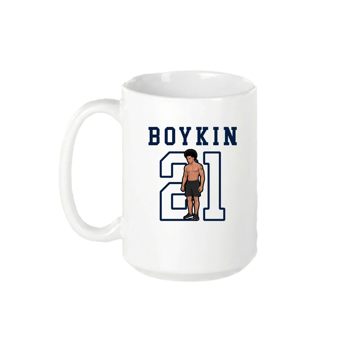 15oz Coffee Mug — Shirsey in White