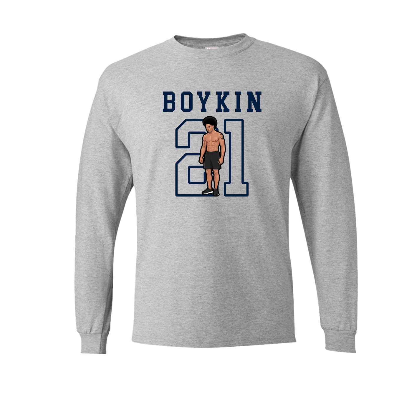 Long Sleeve Tee — Shirsey in Grey
