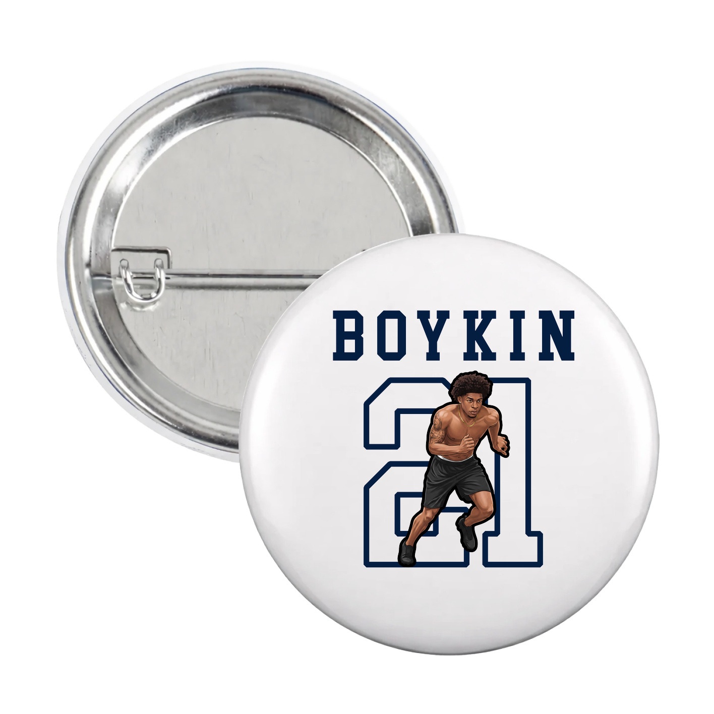 Game Day Button — Shirsey in White