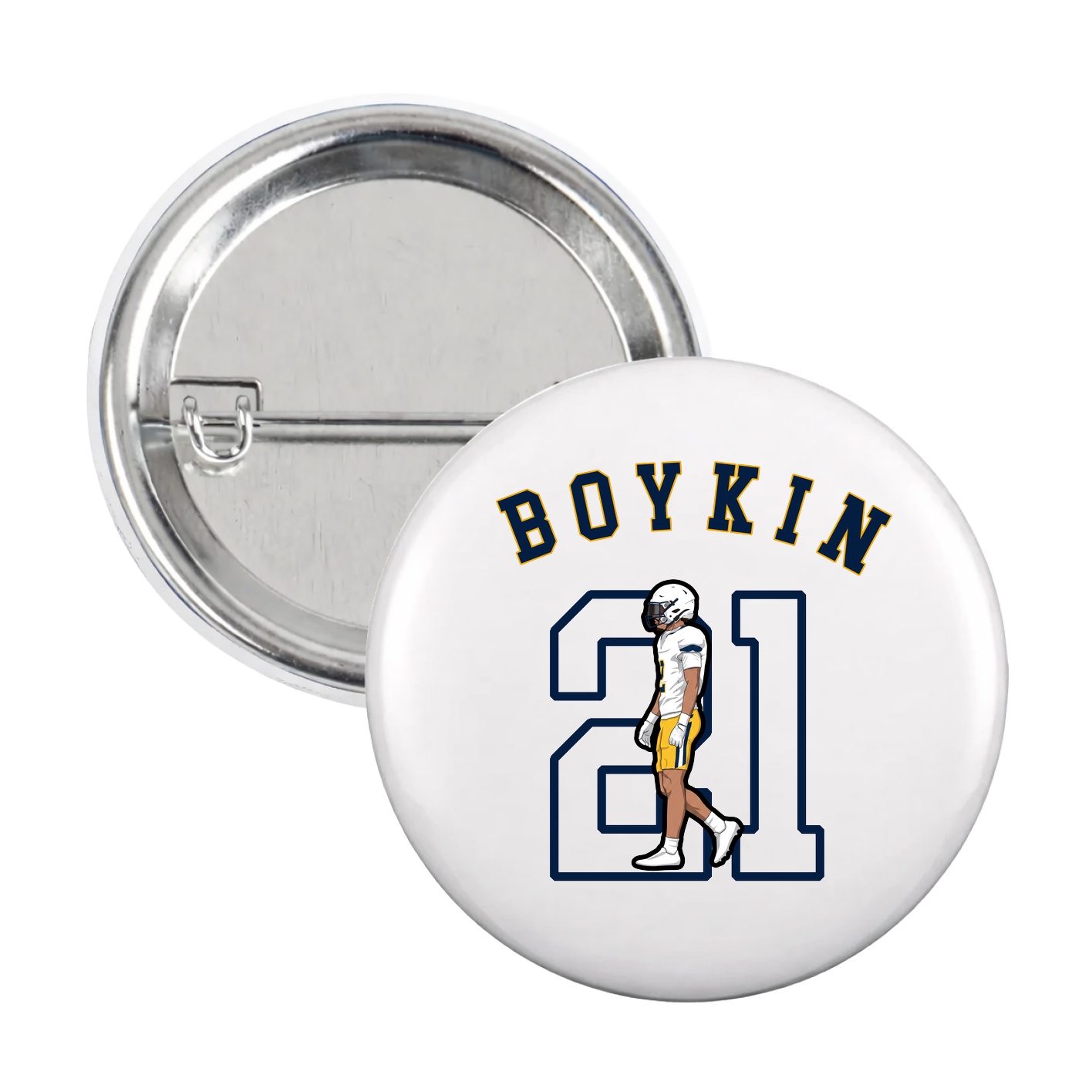 Game Day Button — Shirsey Arch in White