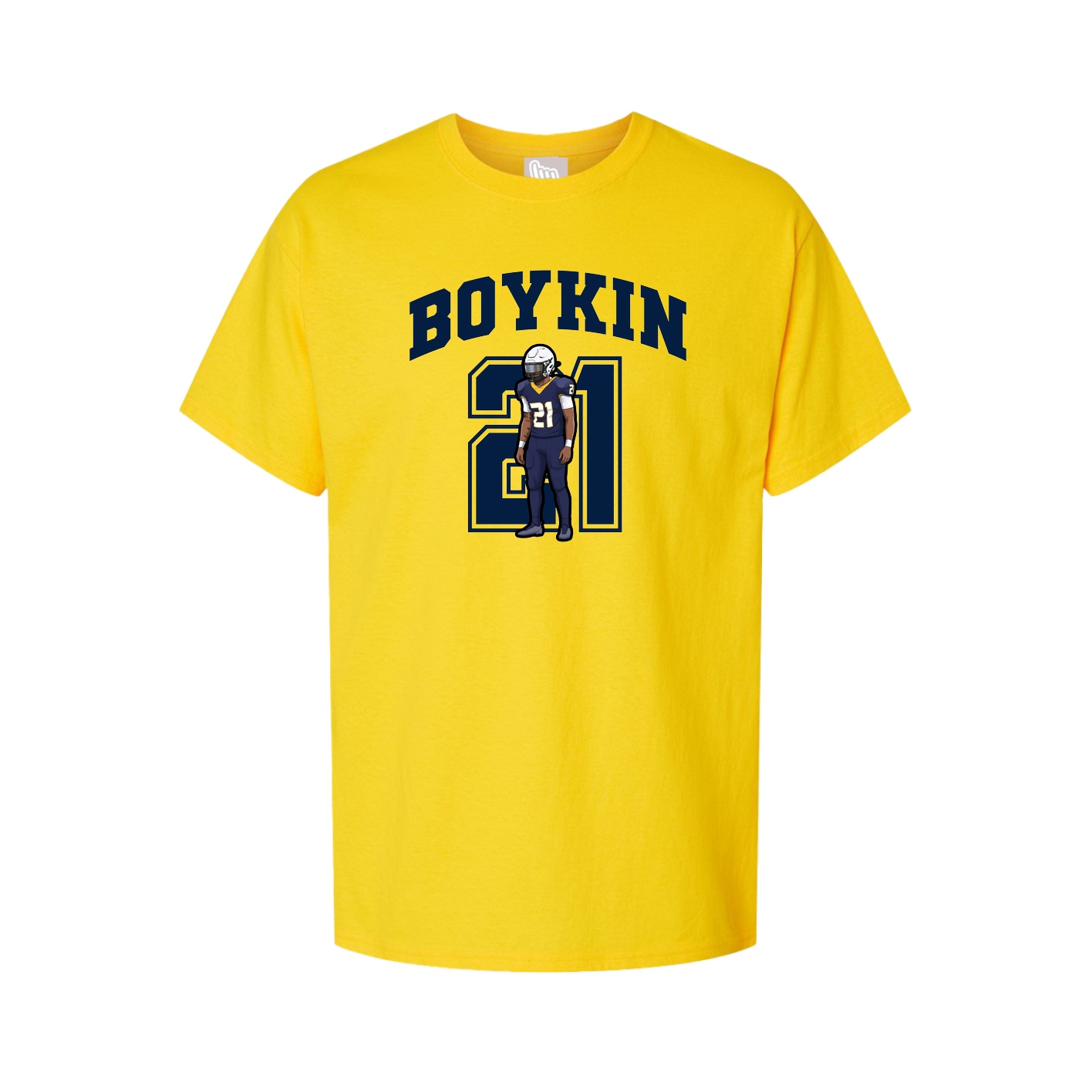 Youth Tee — Number in Gold