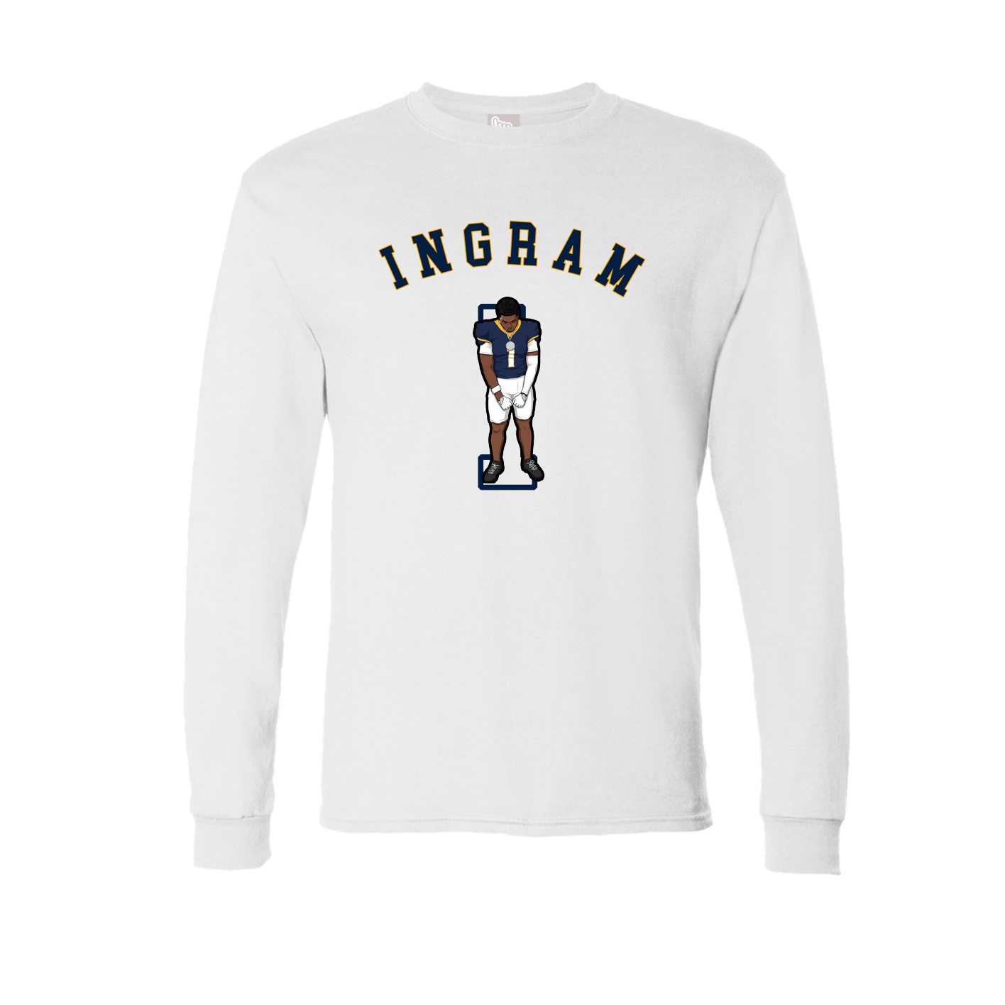 Long Sleeve Tee — Shirsey Arch in White