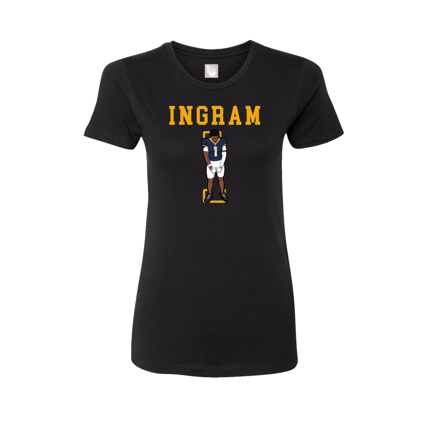 Fitted Women's Tee — Shirsey in Black