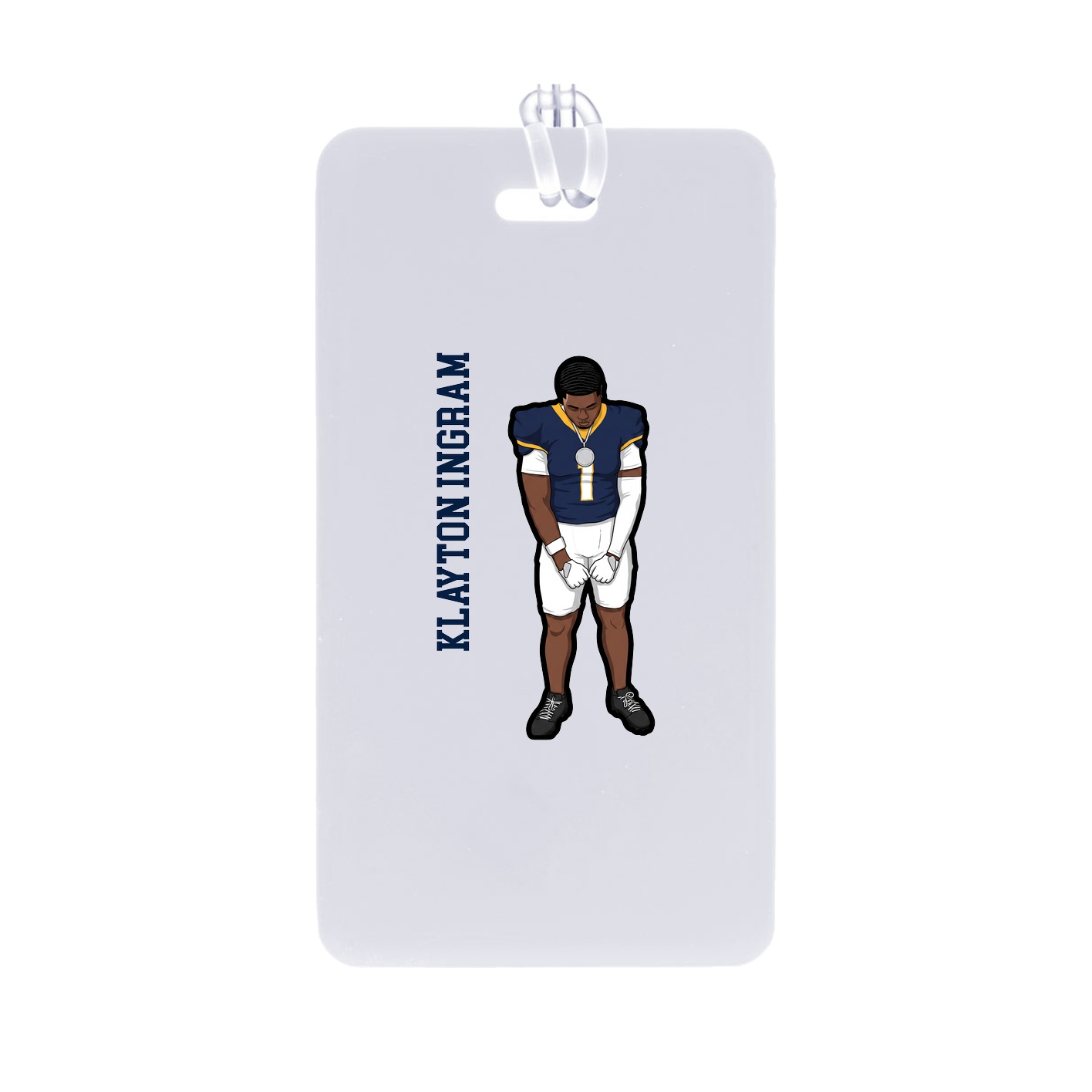 Bag Tag — Name Vertical in Classic