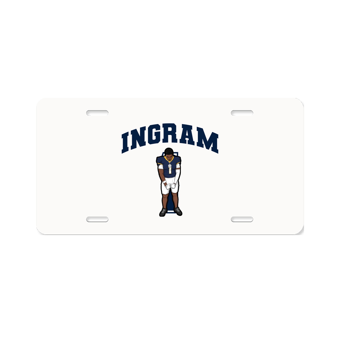 License Plate — Number in Classic