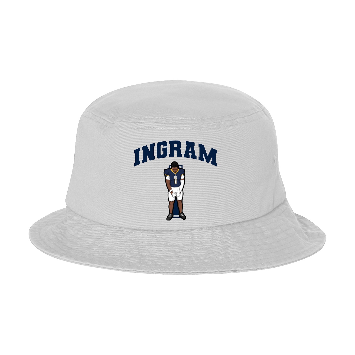 Bucket Cap — Number in White