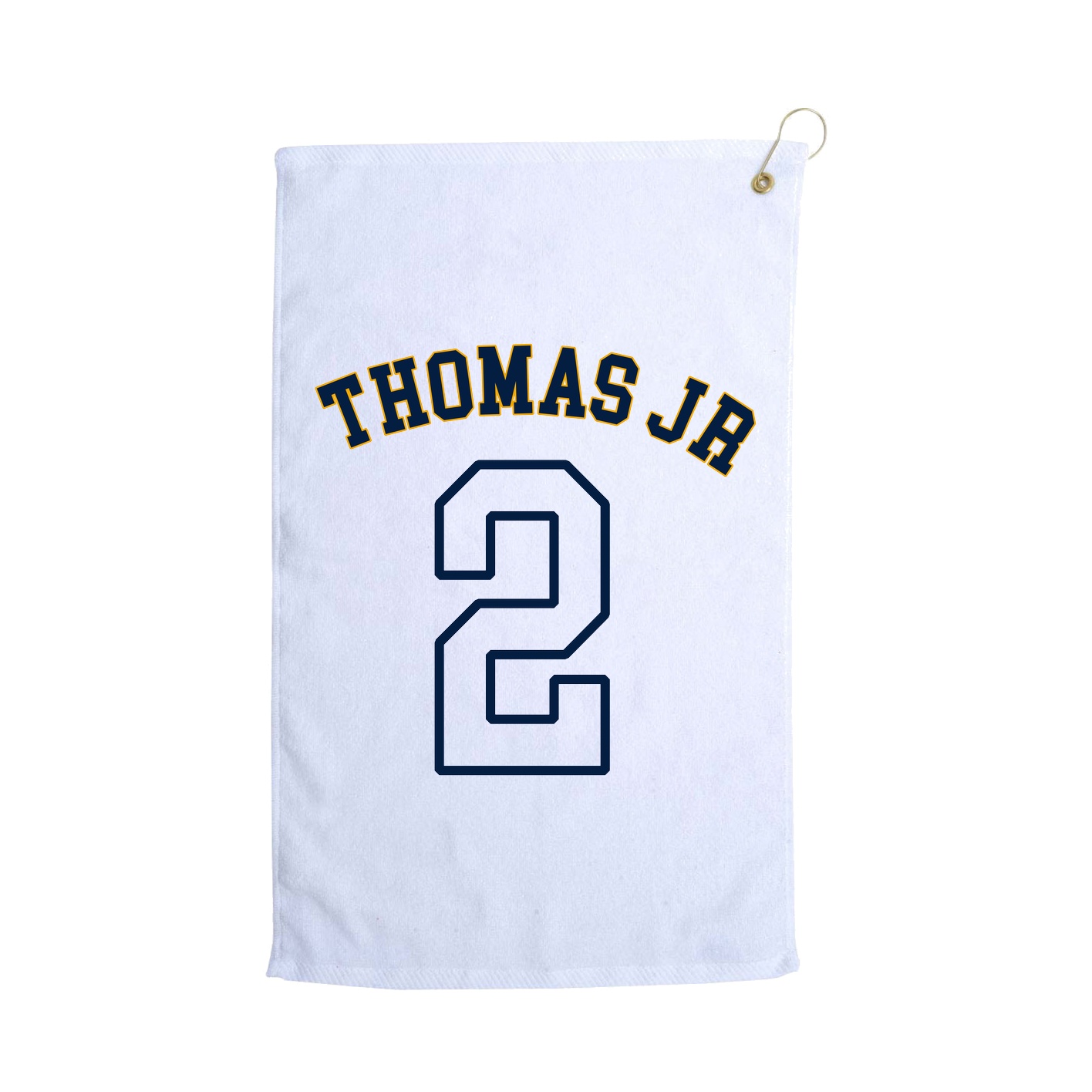 Golf Towel — Shirsey Arch in White
