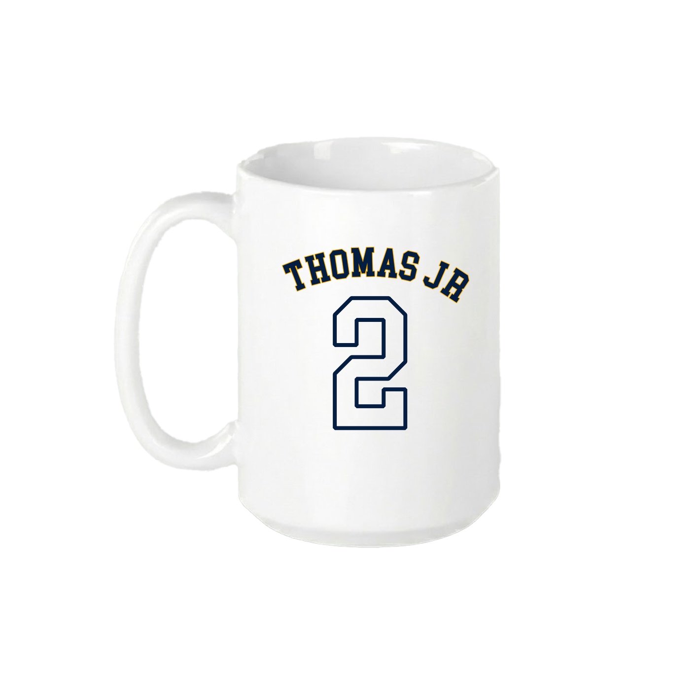 15oz Coffee Mug — Shirsey Arch in White