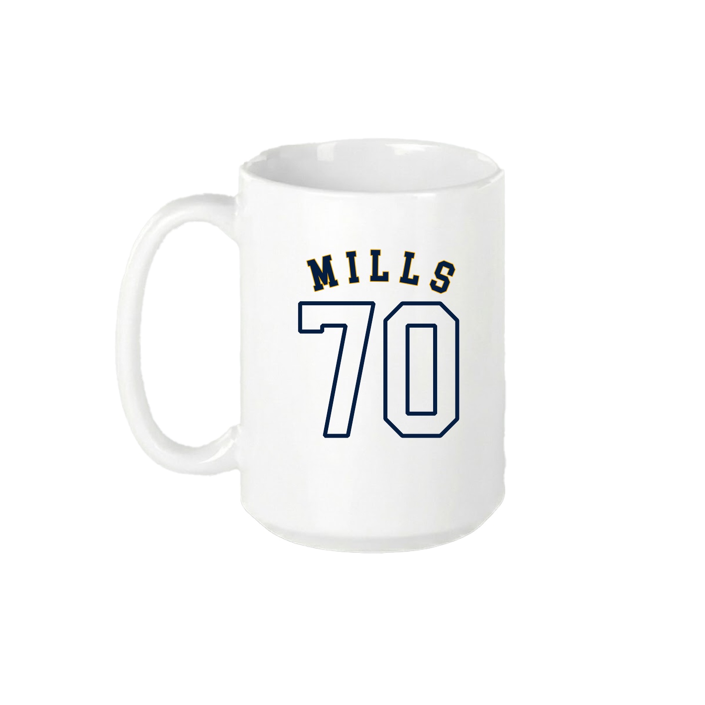 15oz Coffee Mug — Shirsey Arch in White