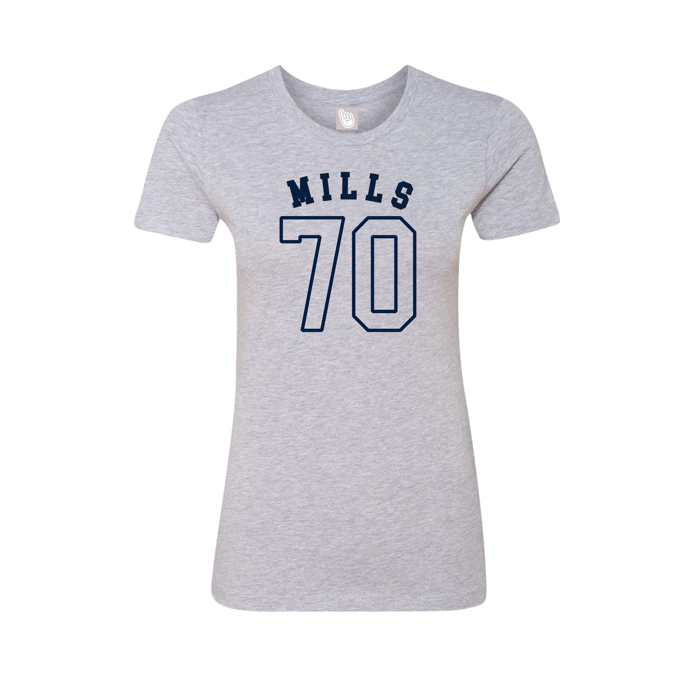 Fitted Women's Tee — Shirsey Arch in Grey