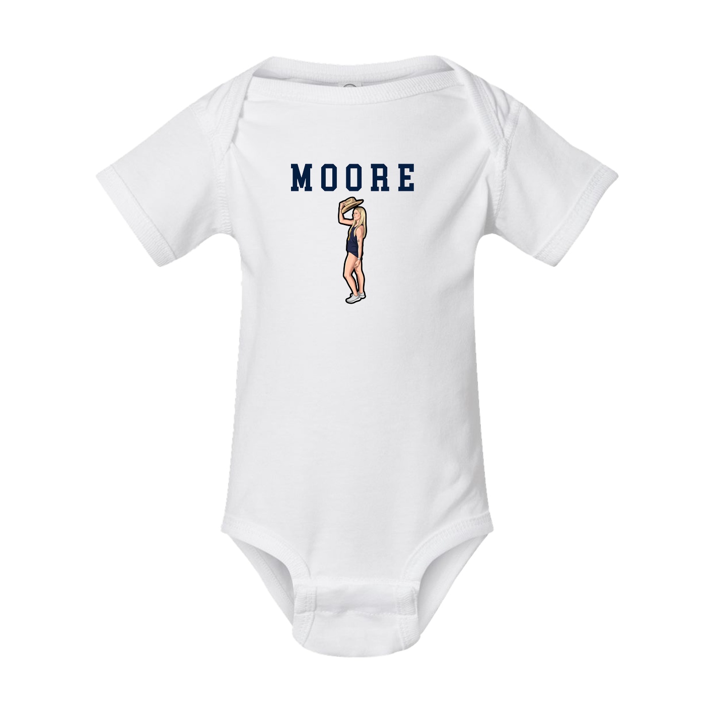 Baby Onesie — Shirsey in White
