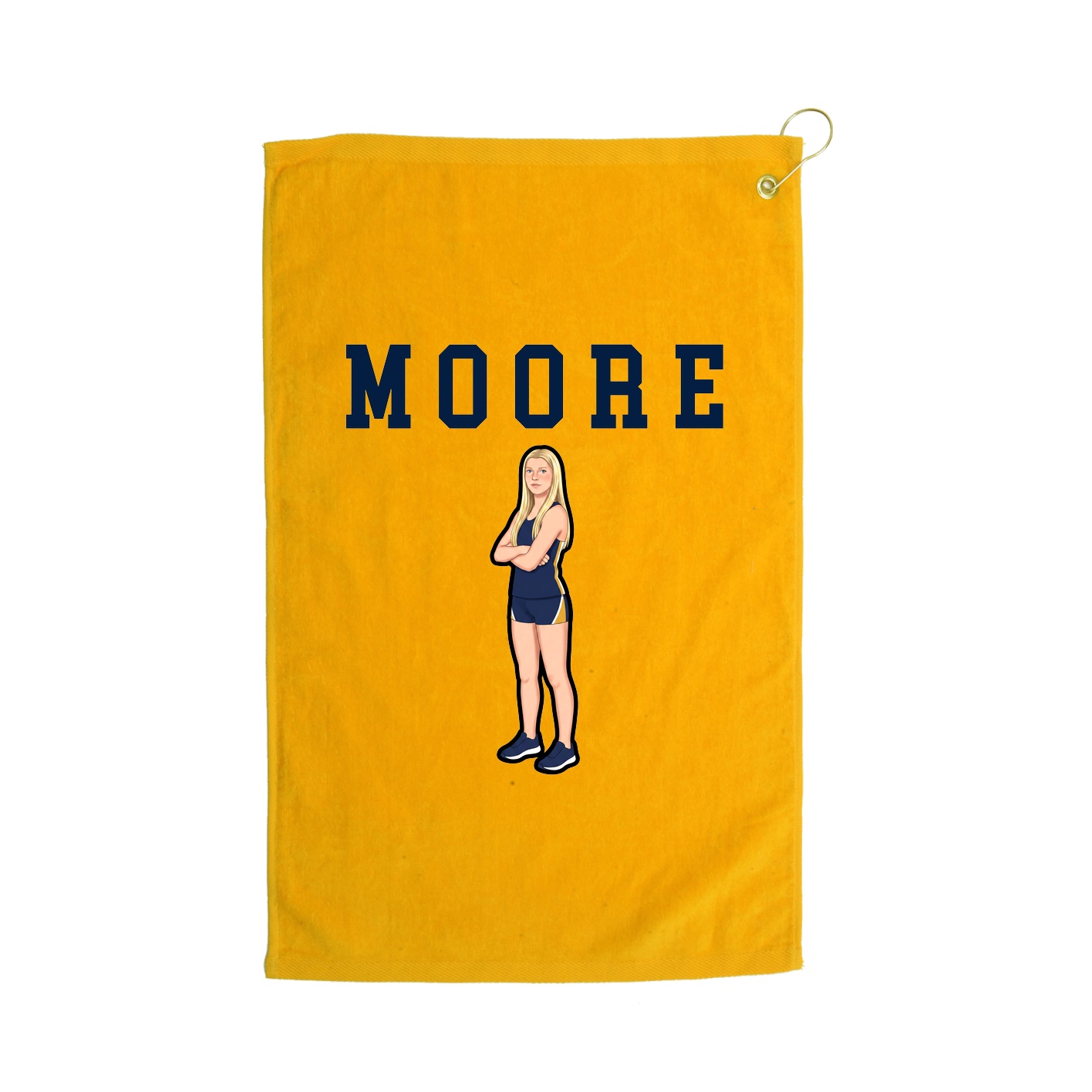 Golf Towel — Shirsey in Gold