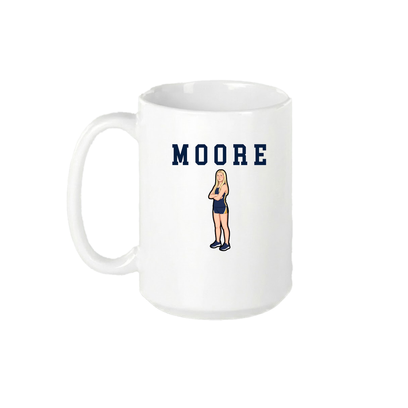 15oz Coffee Mug — Shirsey in White
