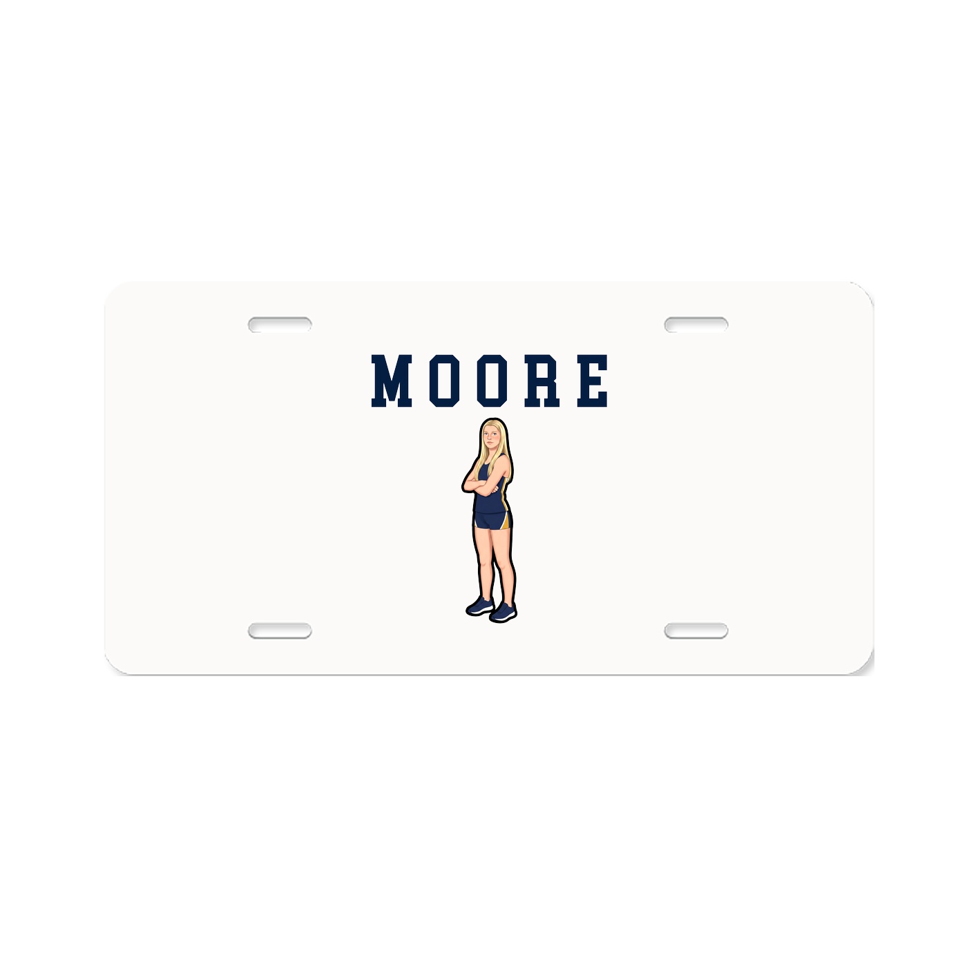 License Plate — Shirsey in Classic