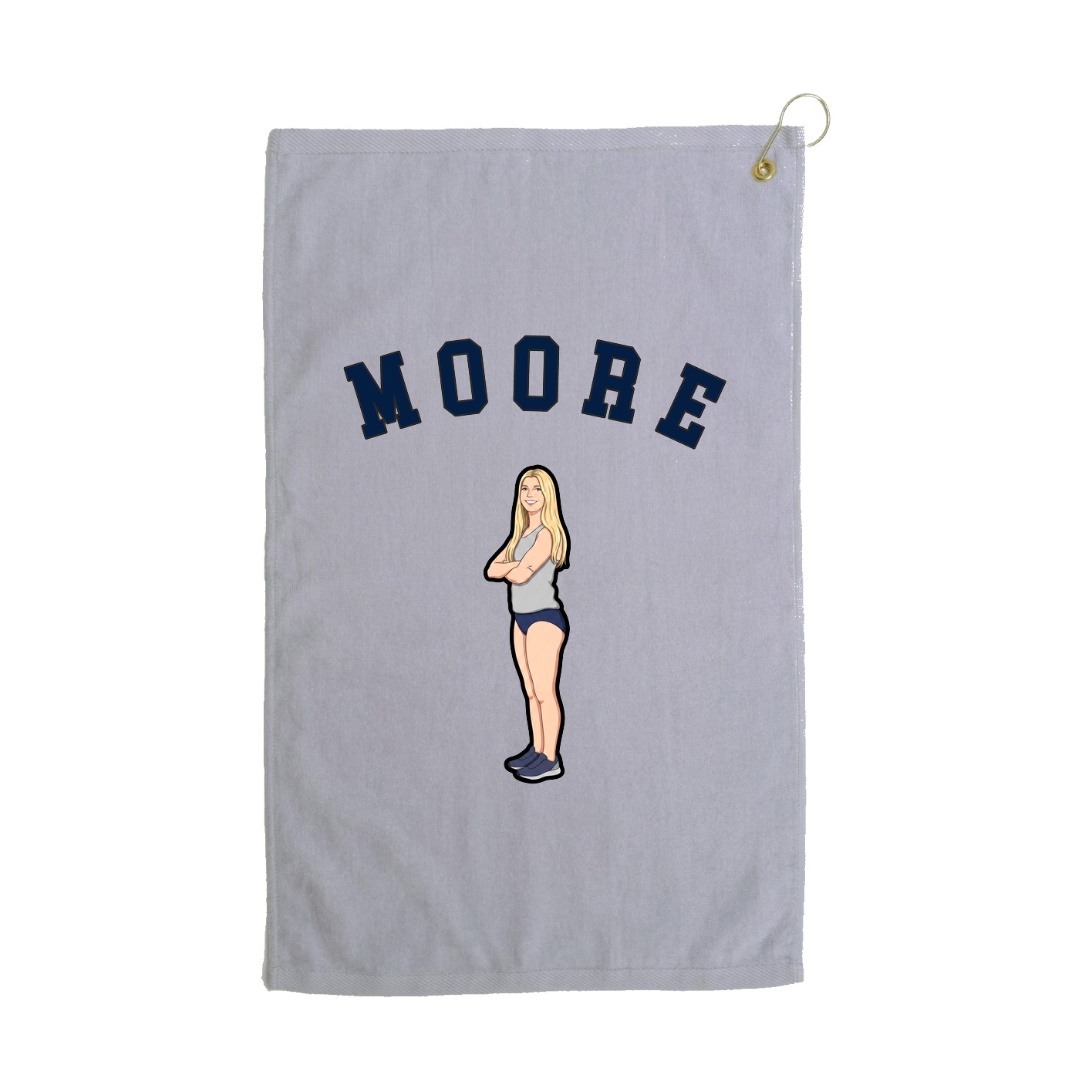 Golf Towel — Shirsey Arch in Grey