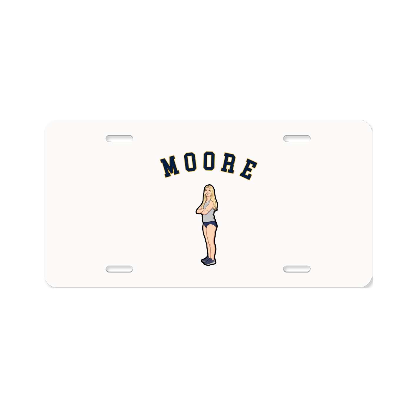 License Plate — Shirsey Arch in Classic