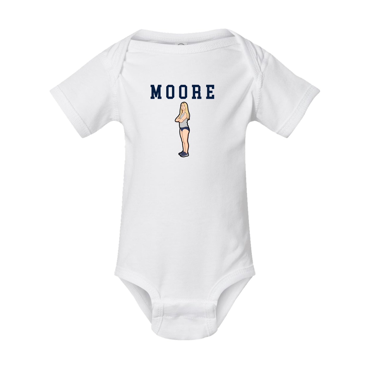 Baby Onesie — Shirsey in White
