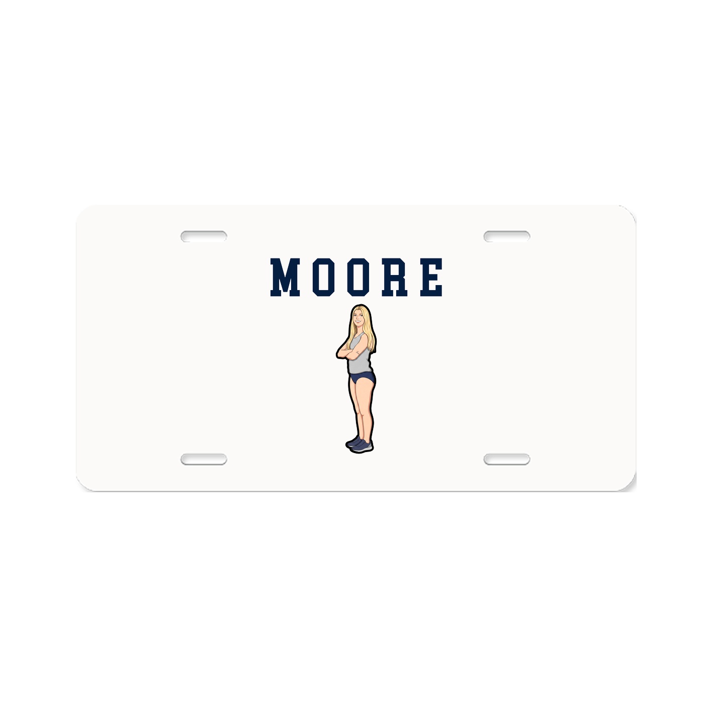 License Plate — Shirsey in Classic