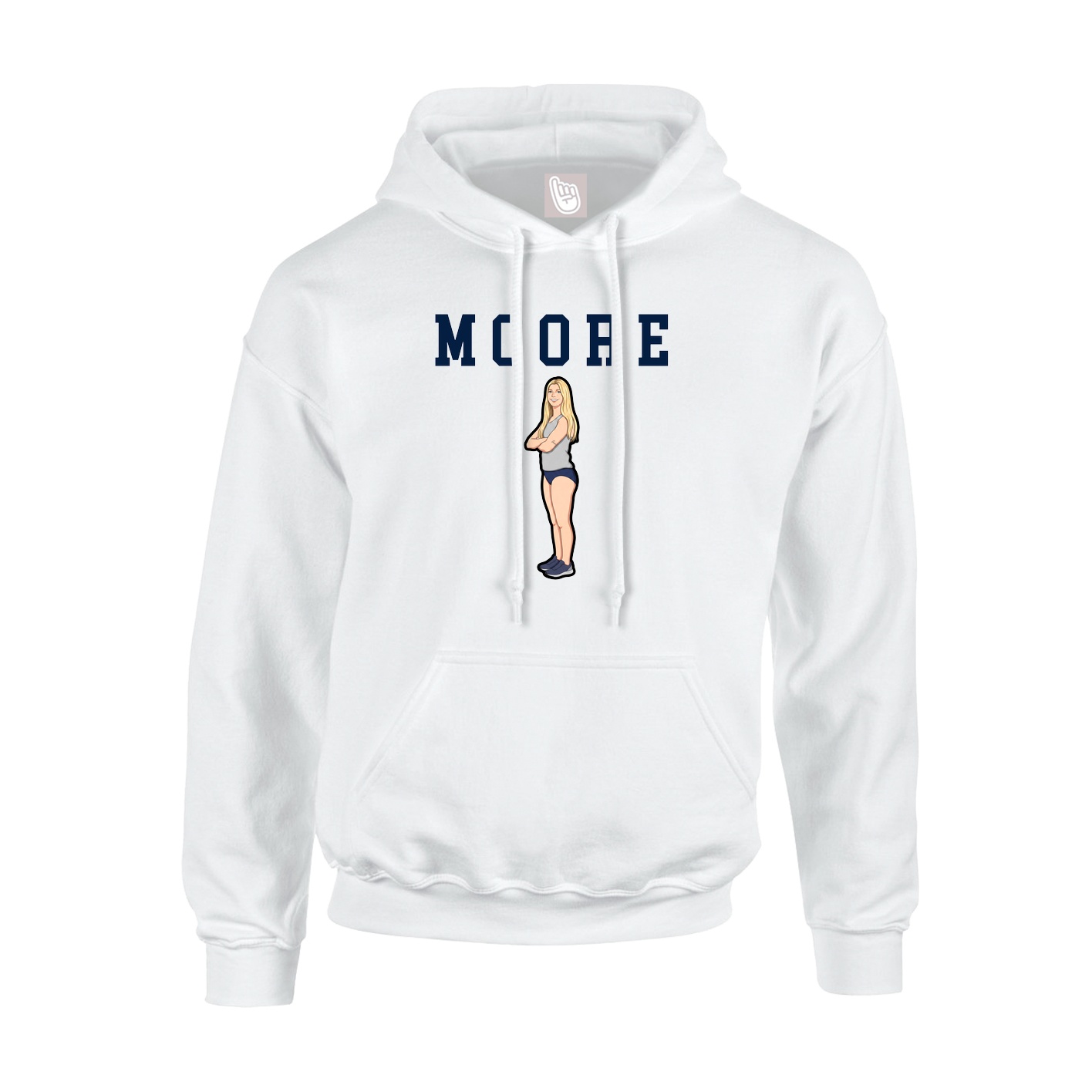Youth Hoodie — Shirsey in White