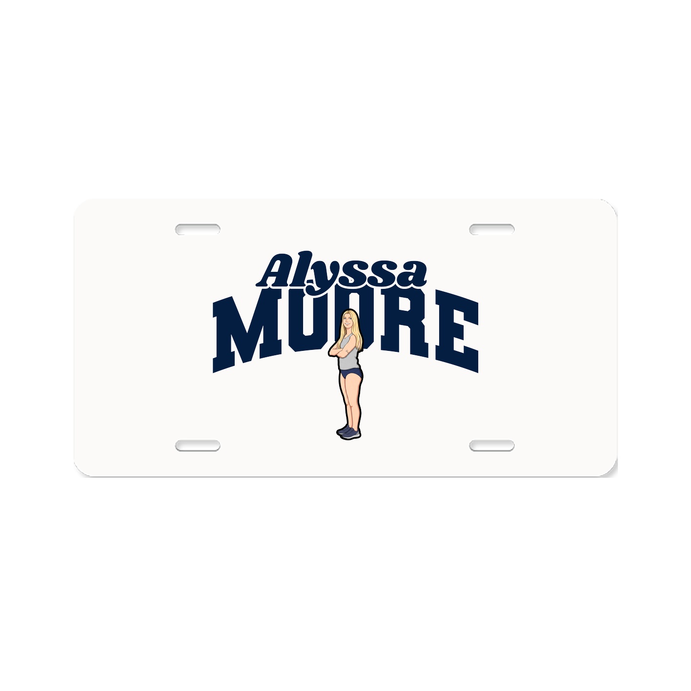 License Plate — Signature Arch in Classic