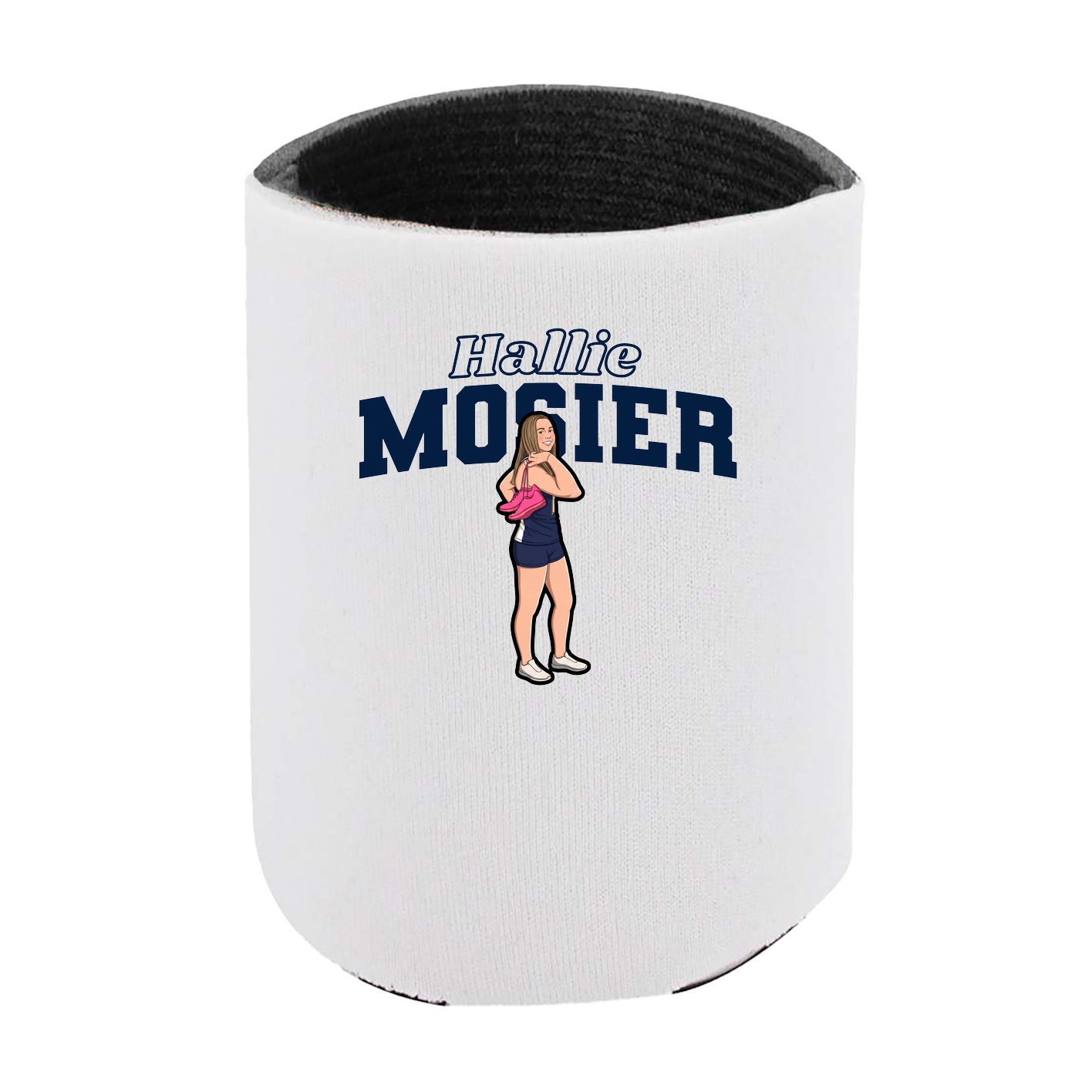 Can Holder — Name Arch in White