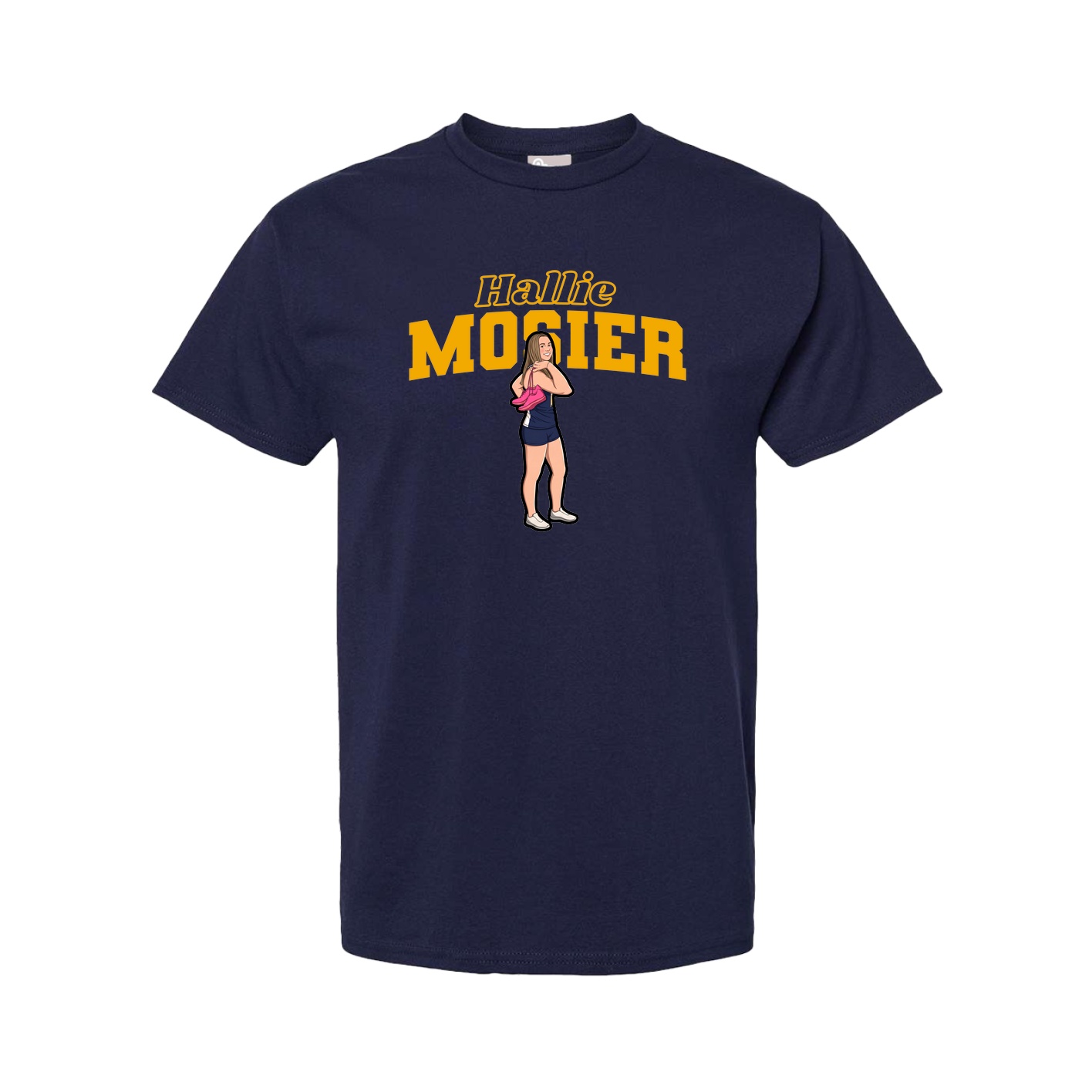 Tee — Name Arch in Navy