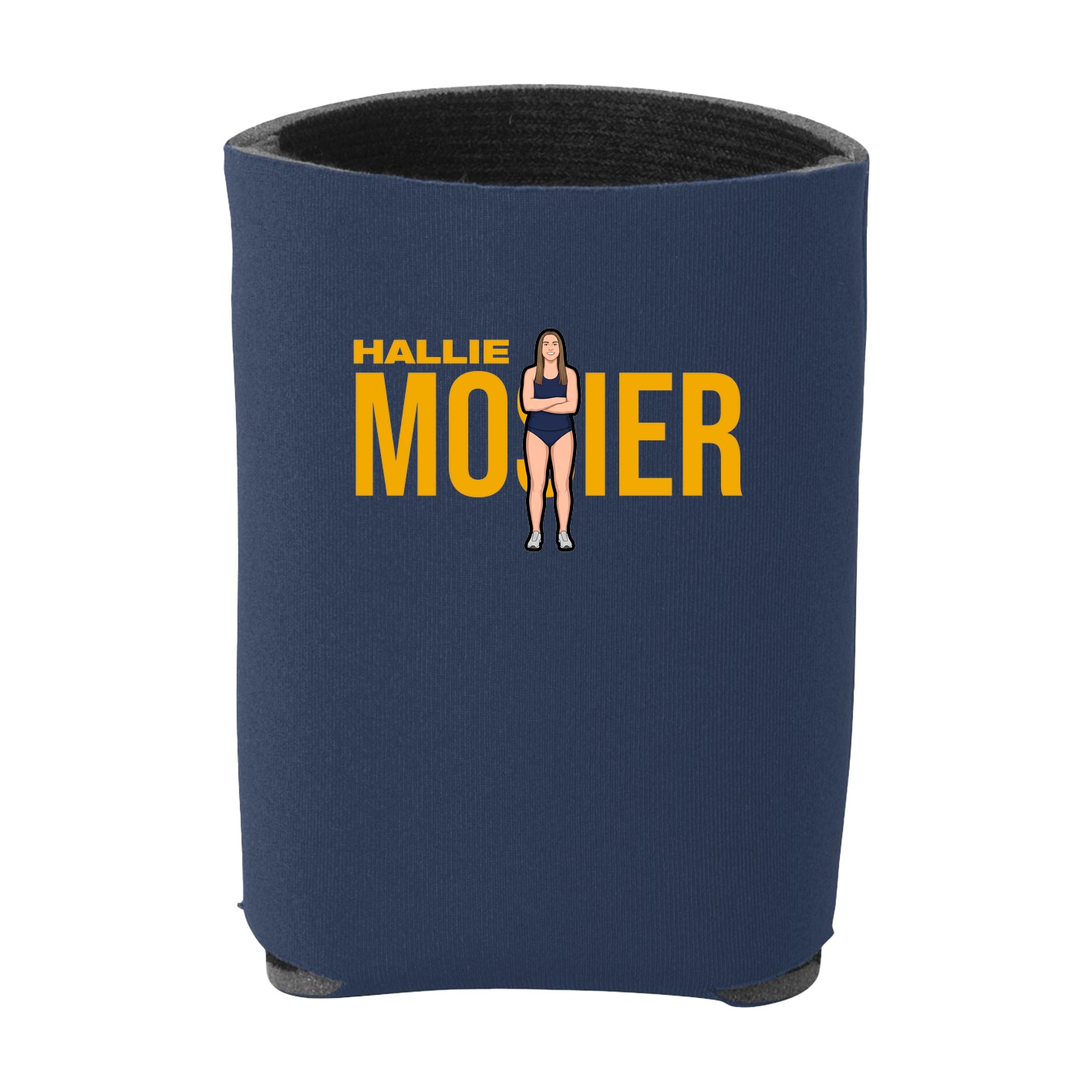 Can Holder — Player Name in Navy