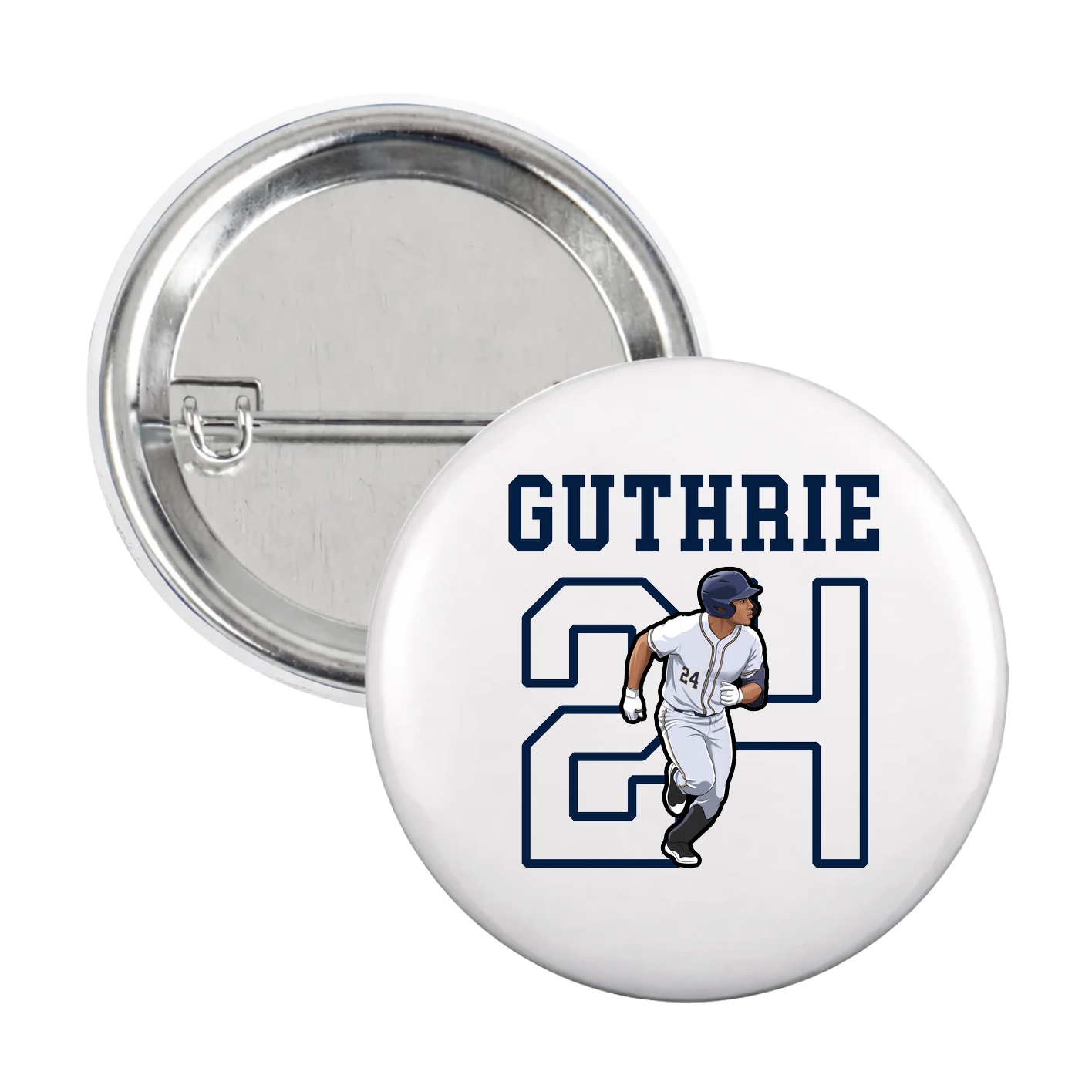 Game Day Button — Shirsey in White