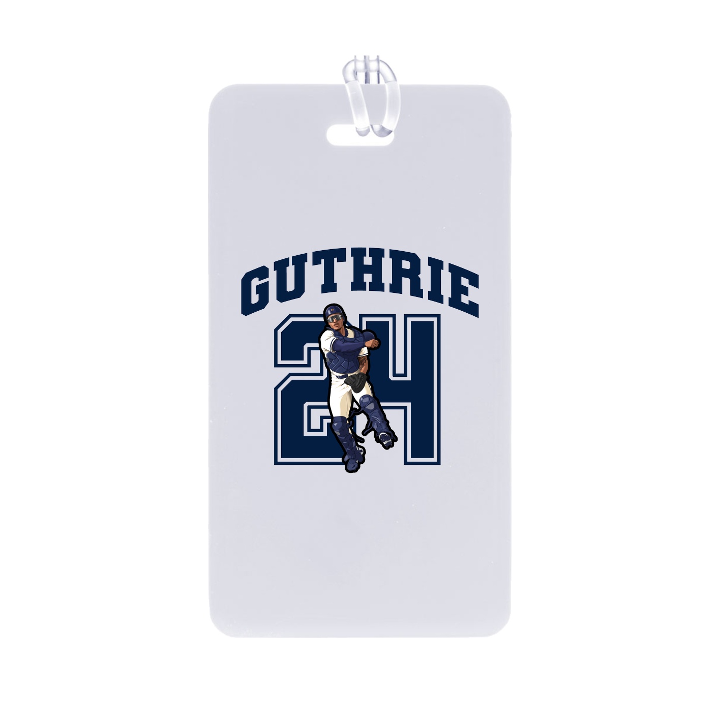 Bag Tag — Number in Classic