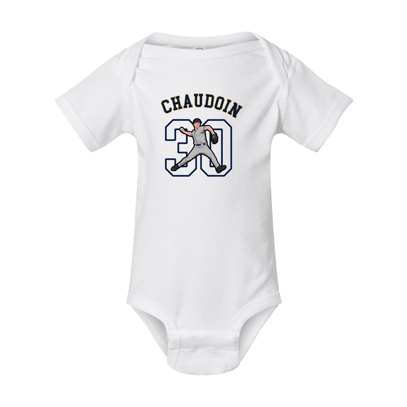 Baby Onesie — Shirsey Arch in White