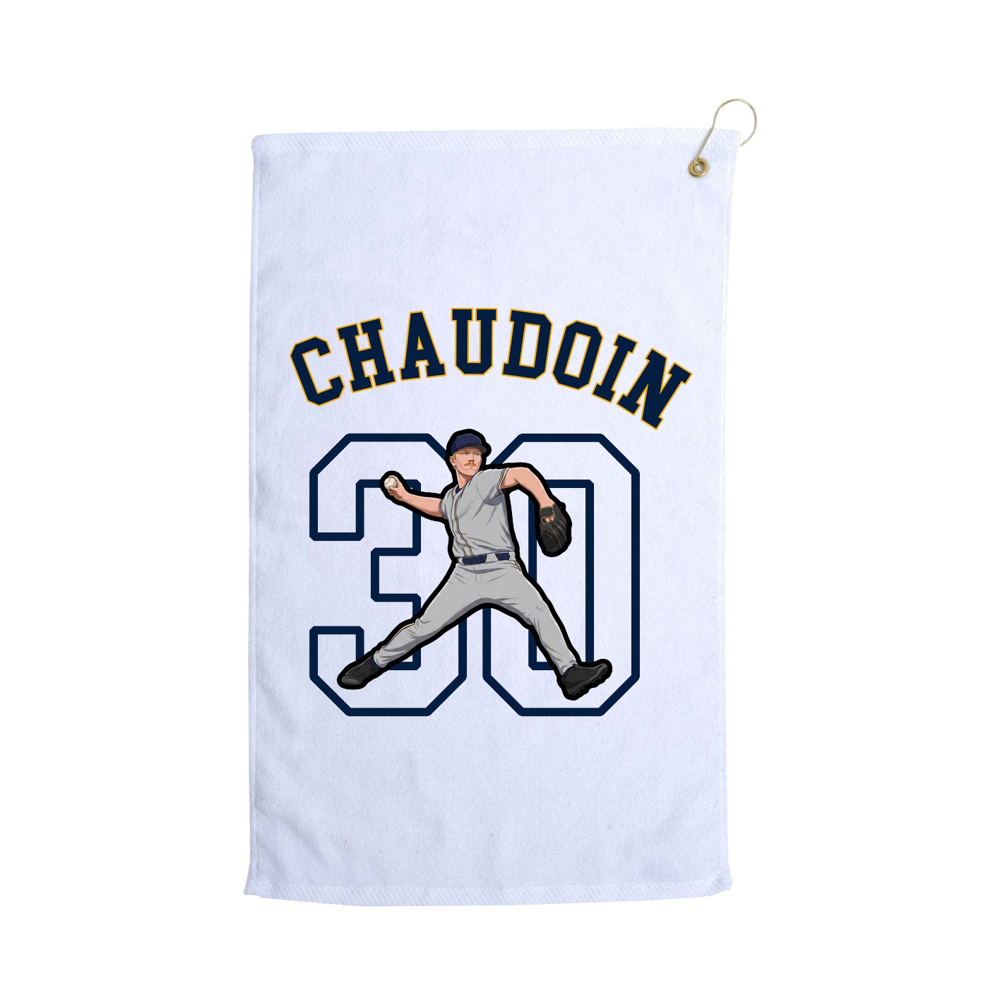 Golf Towel — Shirsey Arch in White