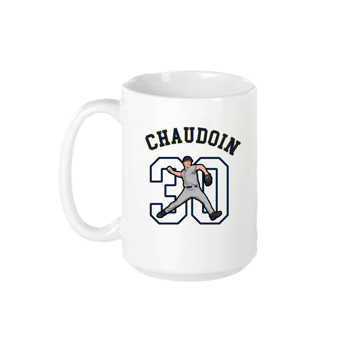 15oz Coffee Mug — Shirsey Arch in White