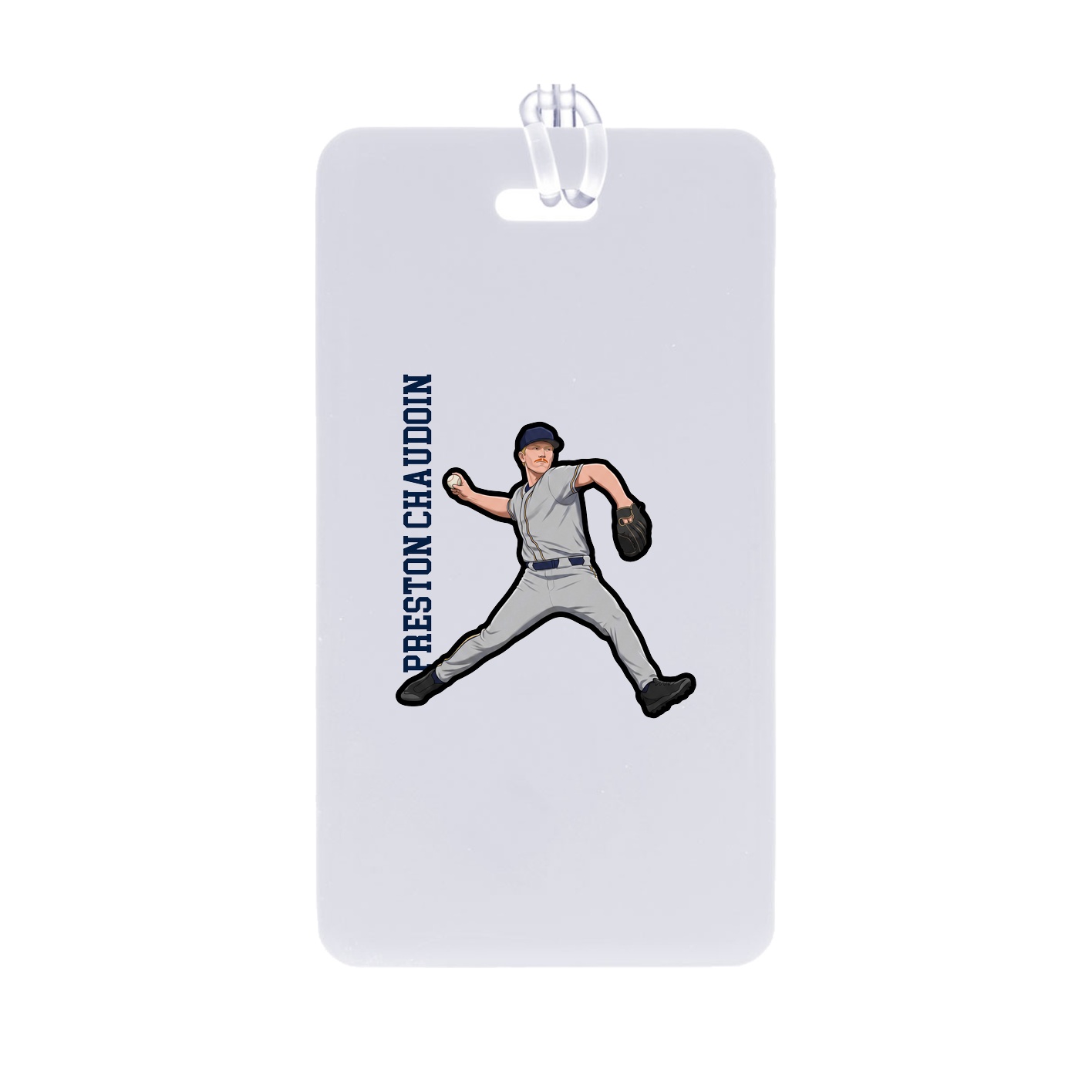 Bag Tag — Name Vertical in Classic