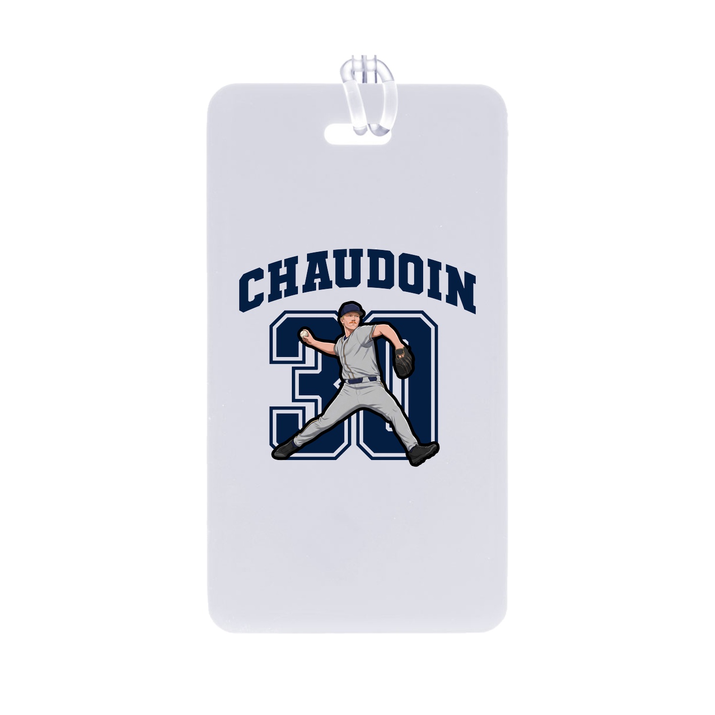 Bag Tag — Number in Classic