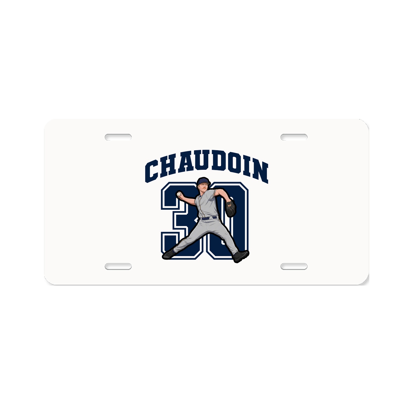 License Plate — Number in Classic