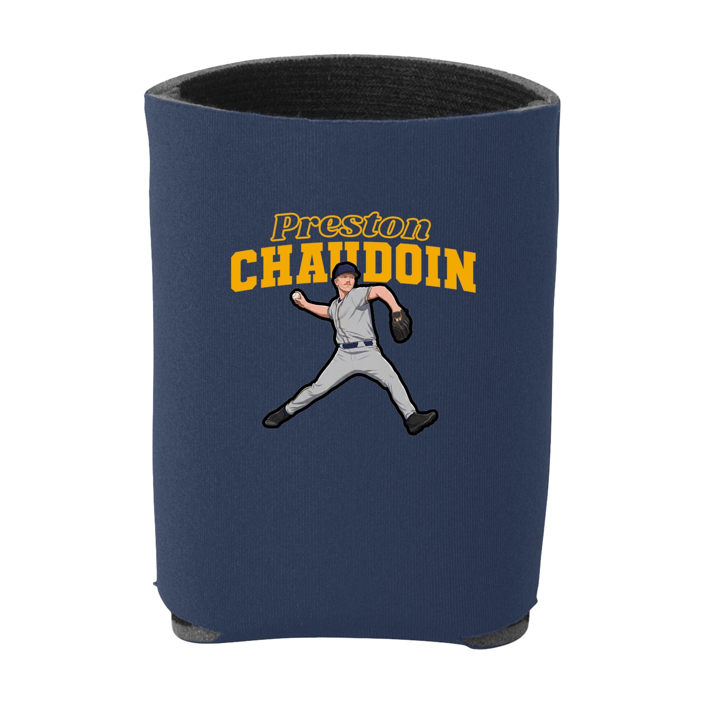 Can Holder — Name Arch in Navy