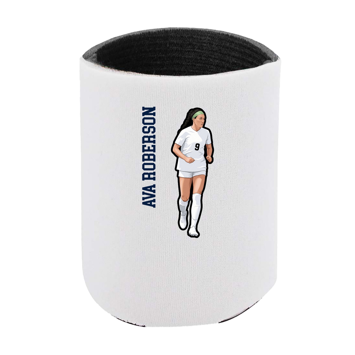 Can Holder — Name Vertical in White