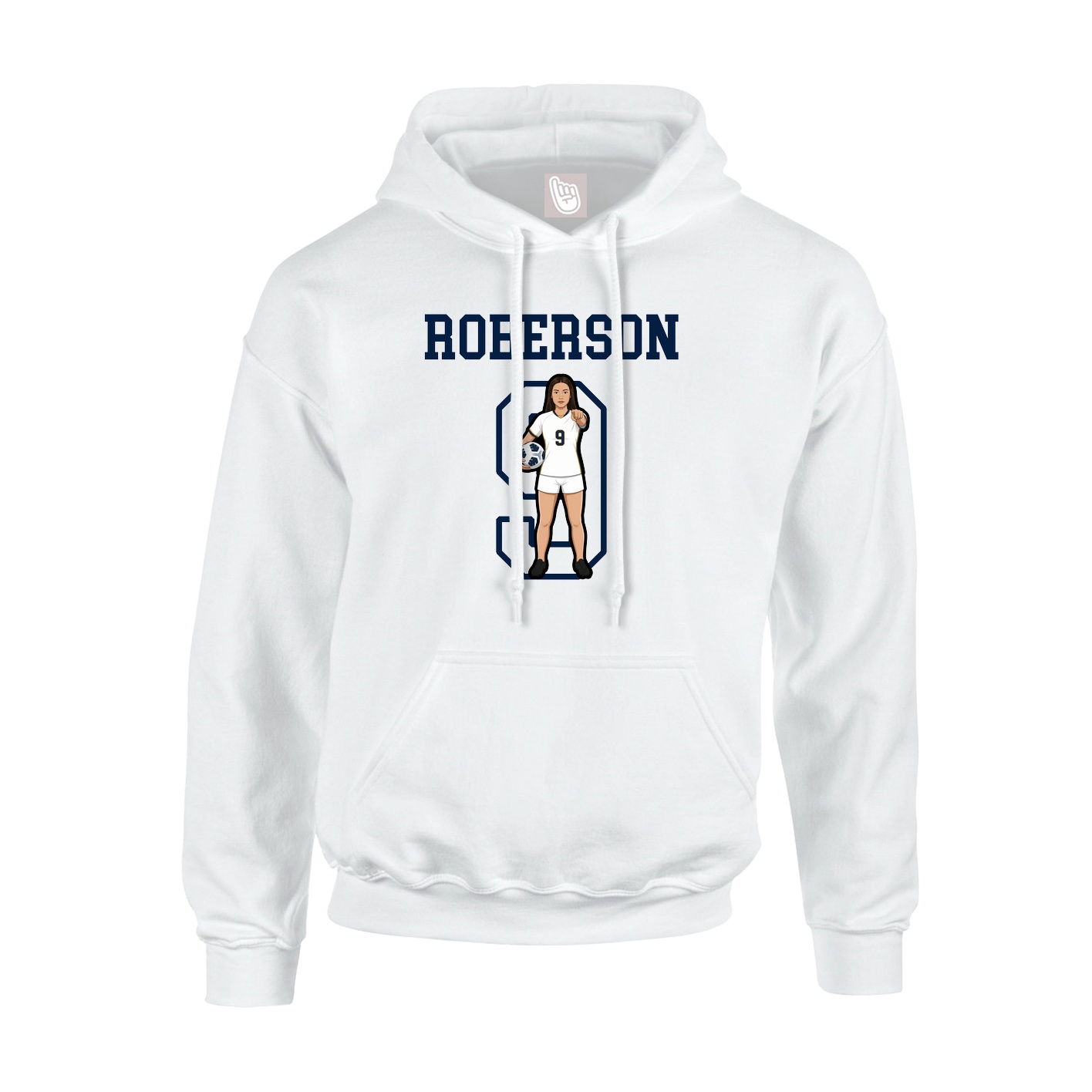 Youth Hoodie — Shirsey in White