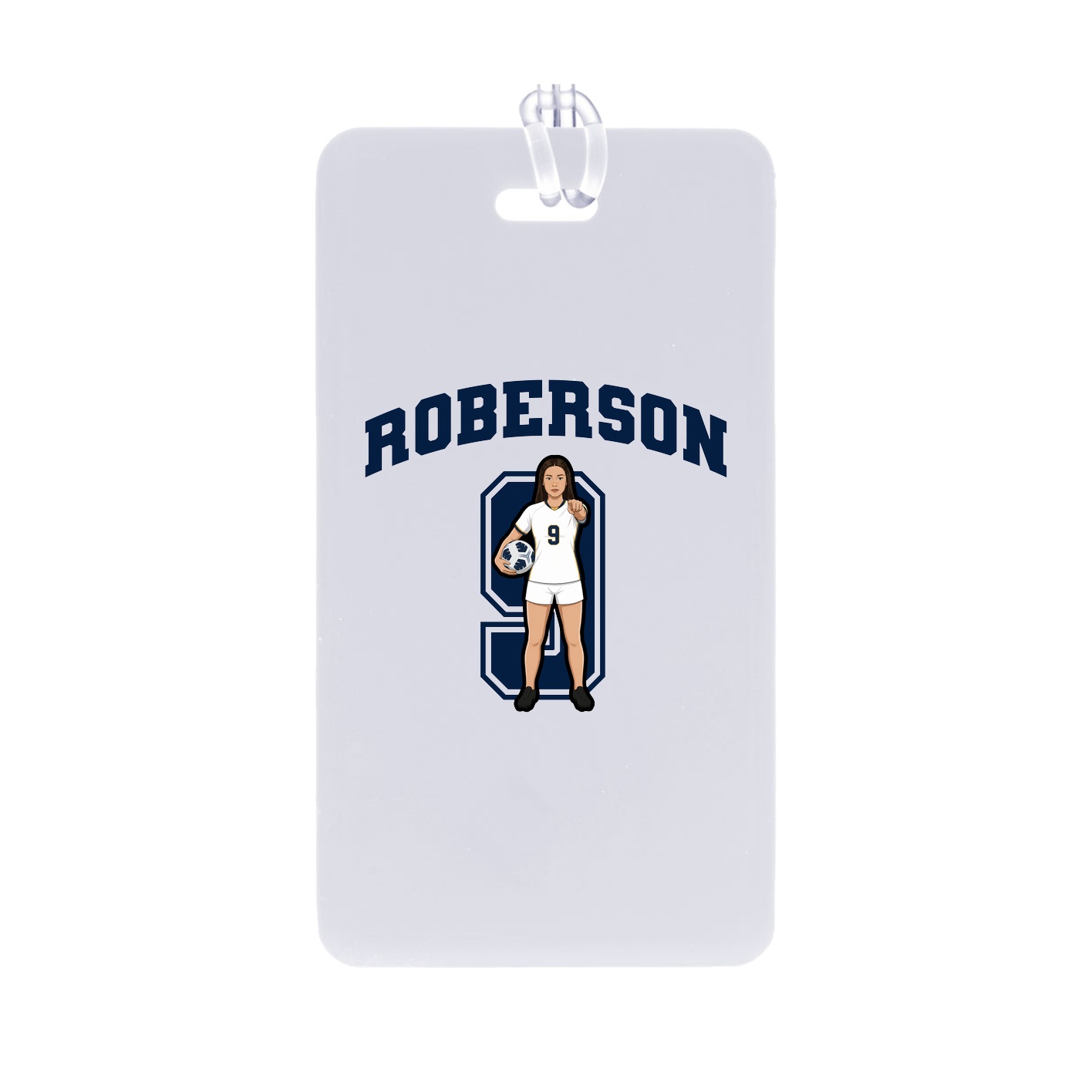 Bag Tag — Number in Classic