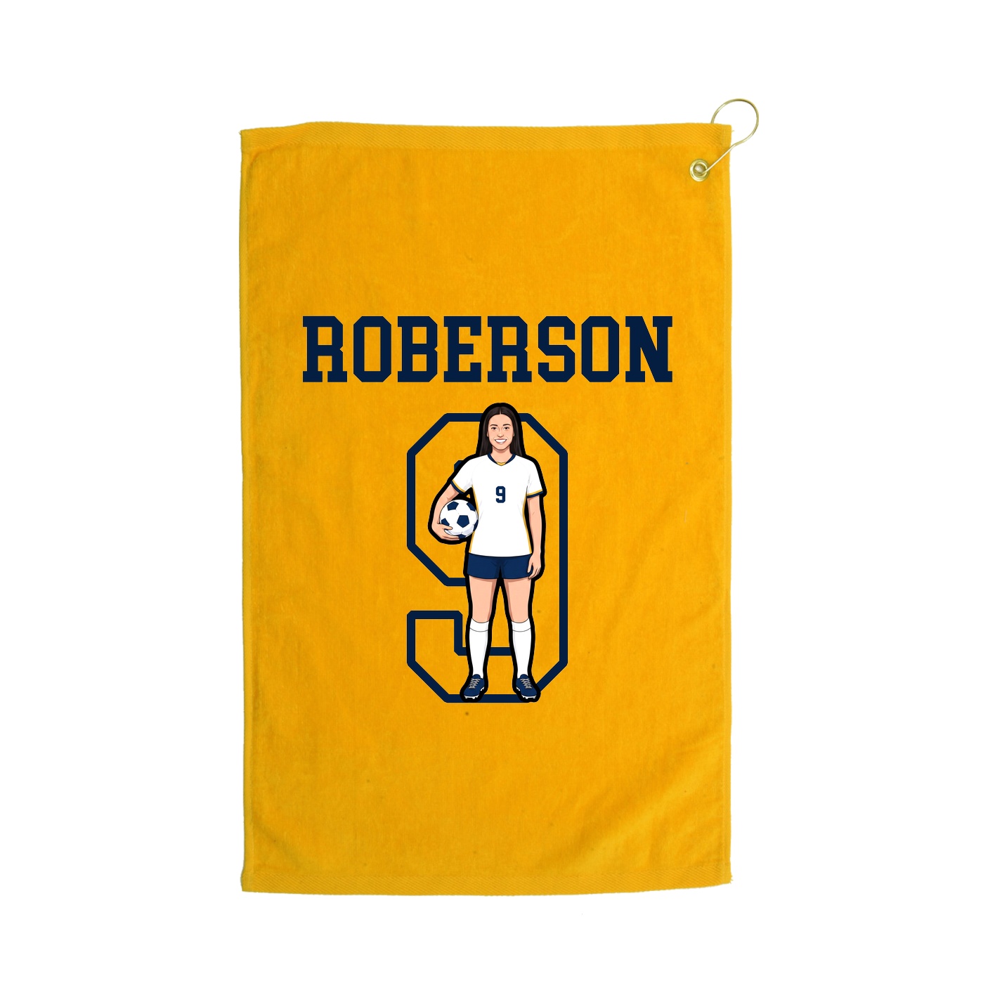 Golf Towel — Shirsey in Gold