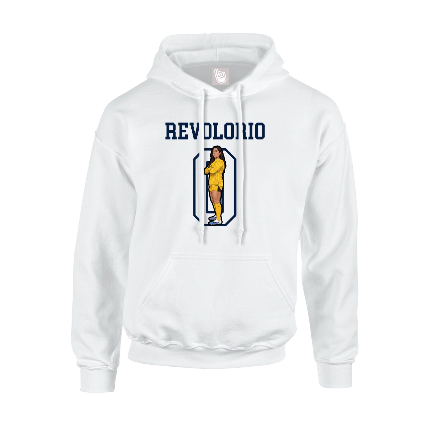 Hoodie — Shirsey in White