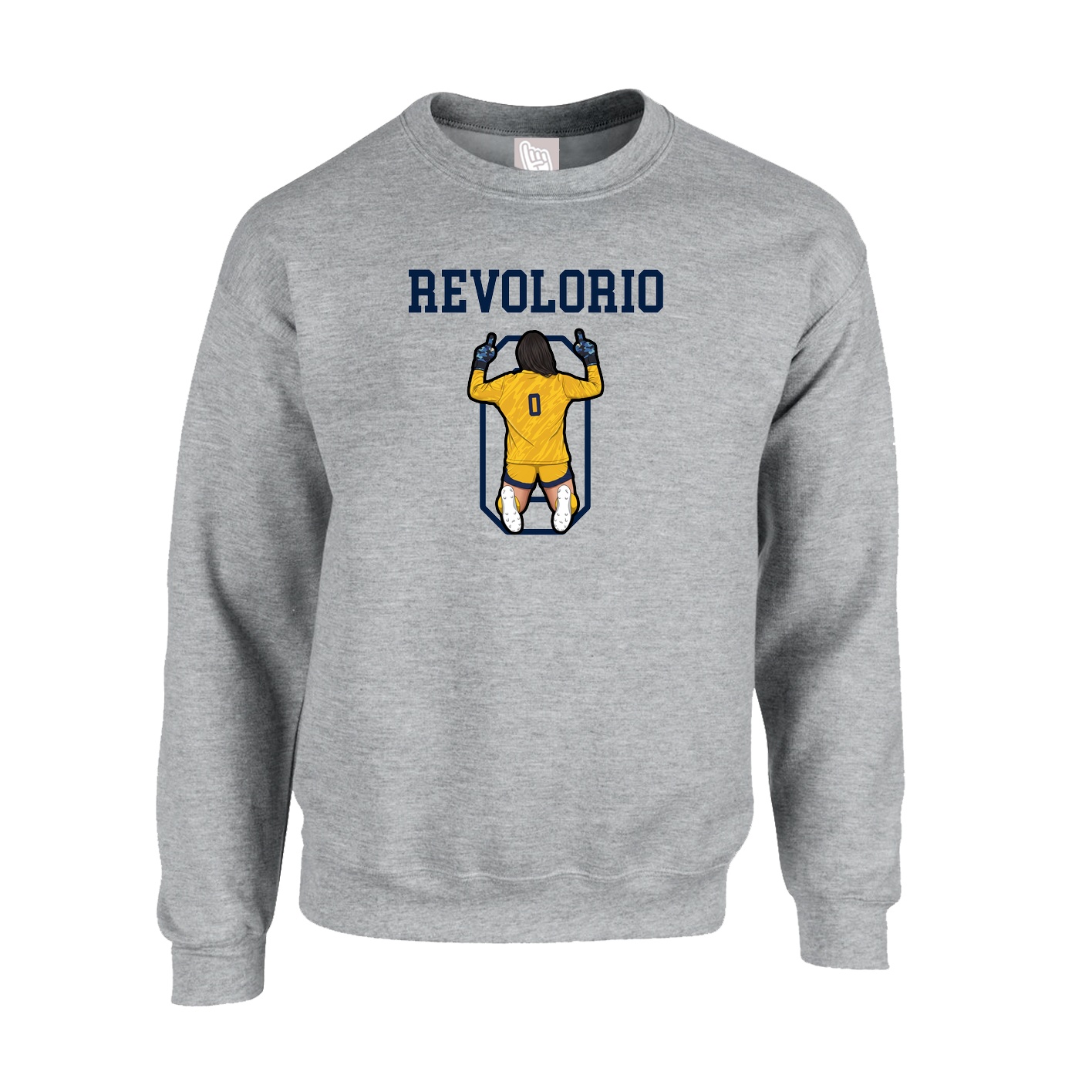 Fleece Crew — Shirsey in Grey