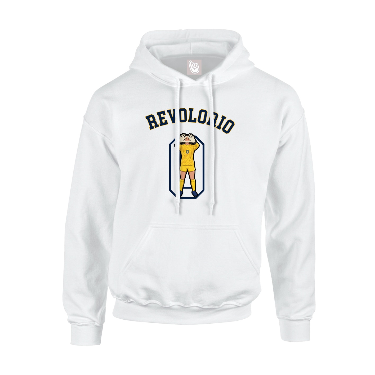 Youth Hoodie — Shirsey Arch in White