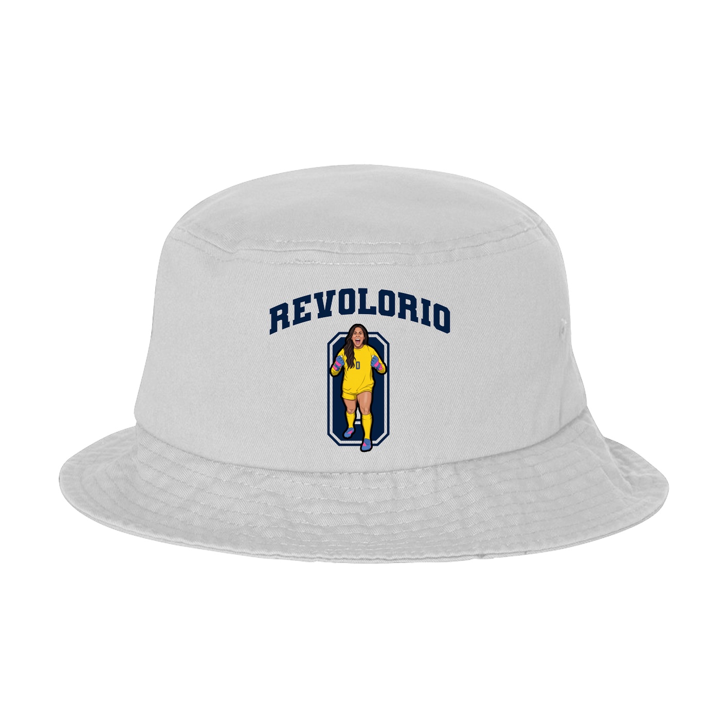 Bucket Cap — Number in White