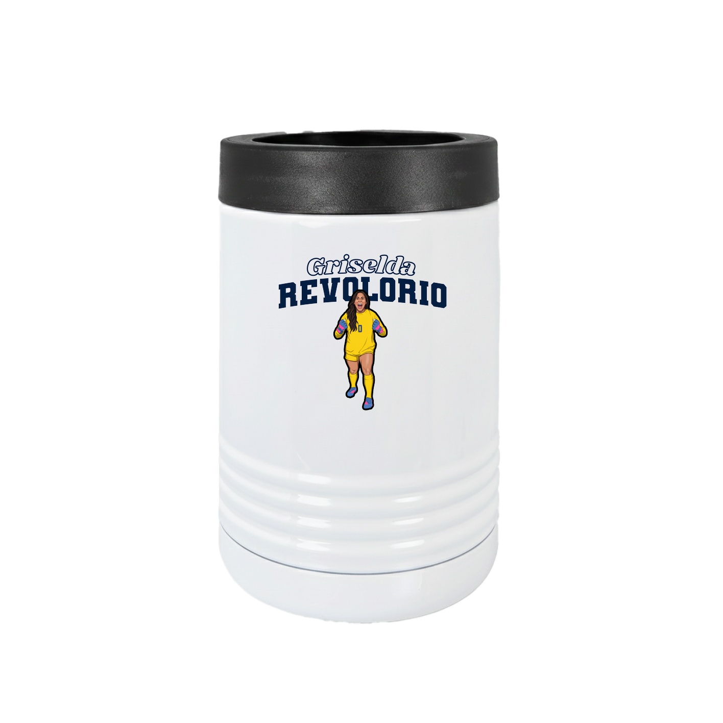 Beverage Holder — Name Arch in White